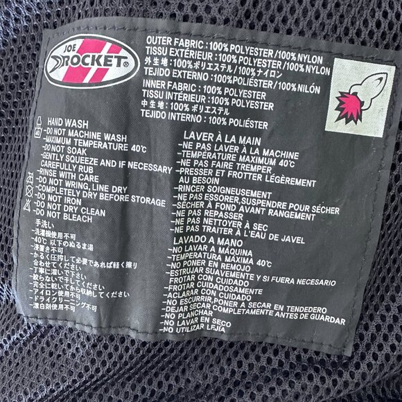 Men's Joe Rocket Moto Biker Jacket sz 2XL - Picture 6 of 8